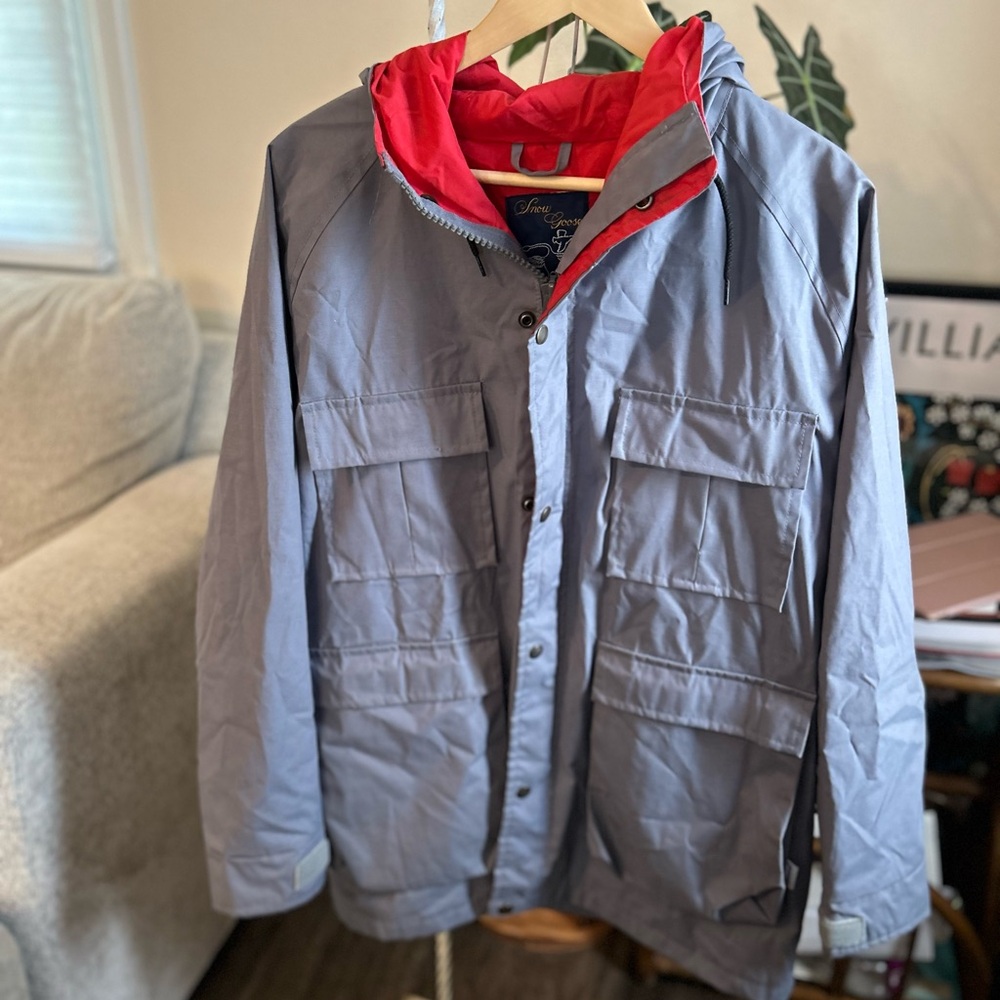 Vintage Snow Goose Canada Medium Gray Jacket Coat